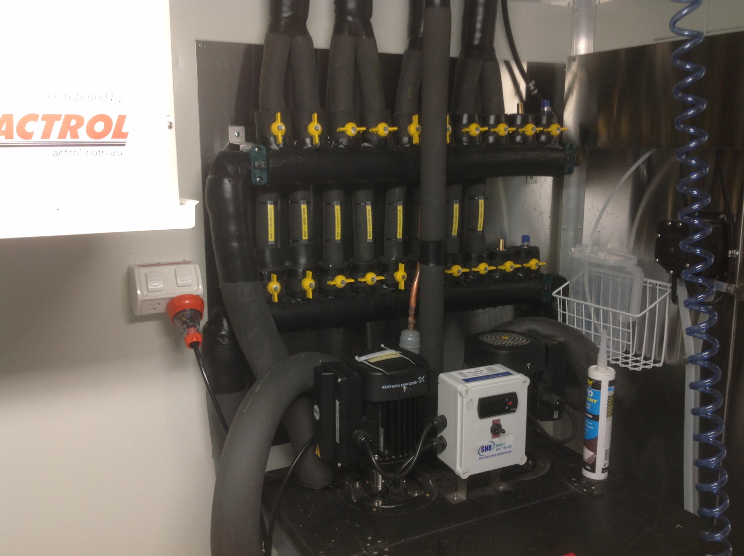 Pro Tap Beer Systems Glycol Manifold Board