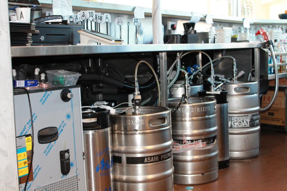 Pro Tap Beer Systems Undercounter keg storage